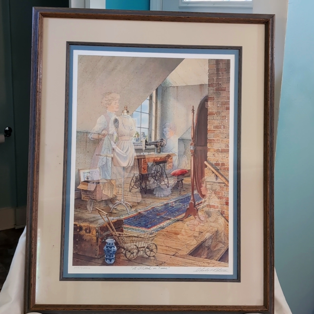 Charles L Peterson Signed Lithograph